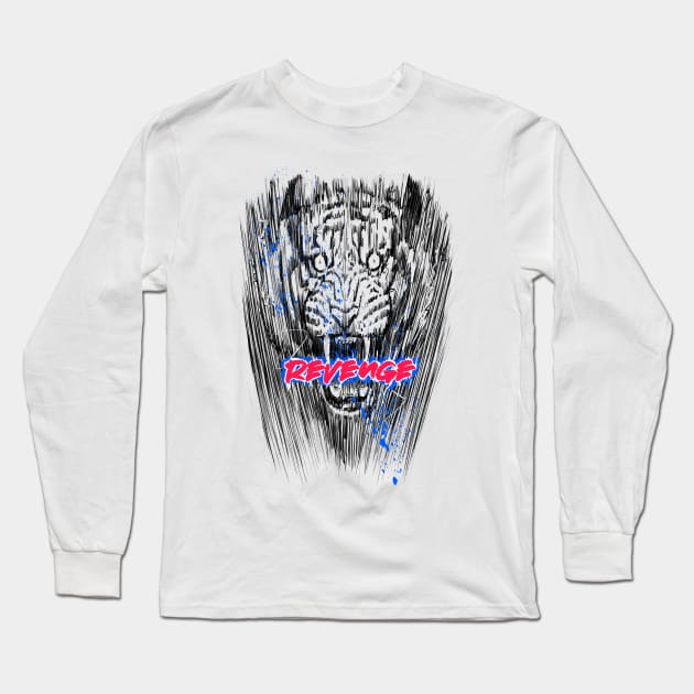 REVENGE! Long Sleeve T-Shirt by Blue Tiger Podcast